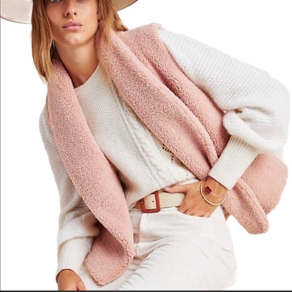 Anthropologie pink rose vest